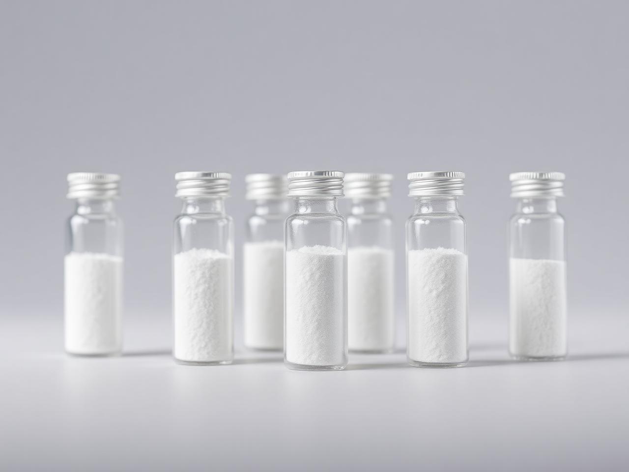 Peptex lab vials and bottles